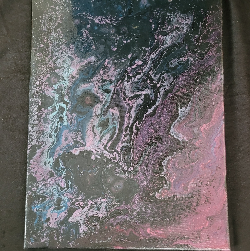 Acrylic pour paint